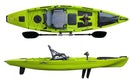 Breakwater 12 Kayak - Neon Green - Pedal Drive Package
