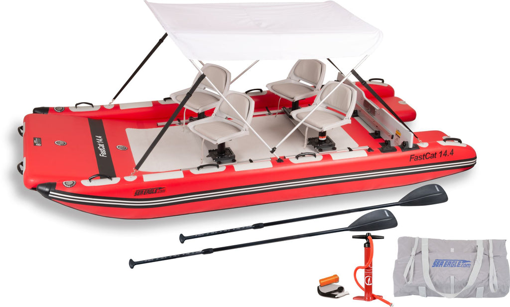 Sea Eagle 375fc FoldCat Portable Inflatable Pontoon Boat Review