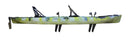 Island-Rip 15 Kayak - Neon Green White Black Camo- Pedal Drive Package