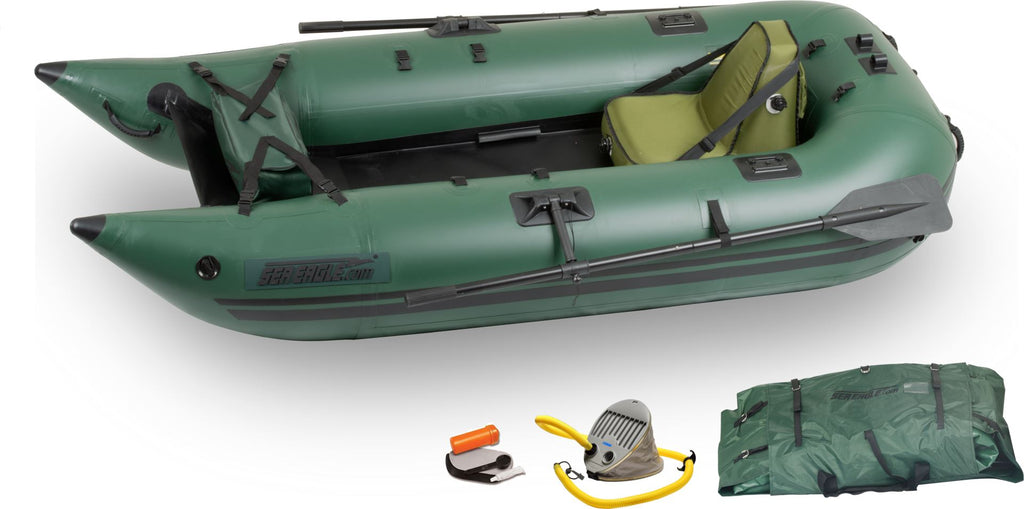Sea Eagle 285FPB Frameless Pontoon Inflatable Boat Packages – Born Salty,  LLC