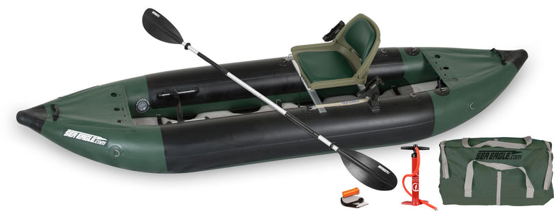 Sea Eagle 350fx Fishing Explorer Deluxe Solo Inflatable Kayak Package