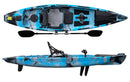 Breakwater 12 Kayak - Aqua Camo - Pedal Drive Package