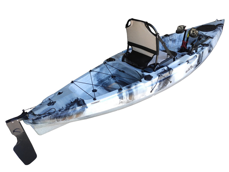 Coastline 12 Kayak – Snow Camo – Pedal Drive Package