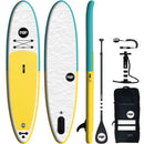 Pop Board Co. 11'0 PopUp Yellow/Turquoise Inflatable Paddleboard