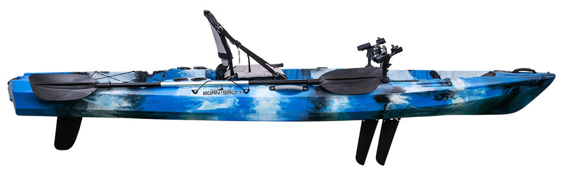 Ranger 12 Kayak - Aqua Camo - Pedal Drive Package