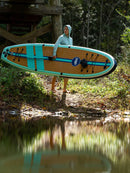 Pop Board Co. 11'0 Yacht Hopper Teak/Blue/Mint Inflatable Paddleboard